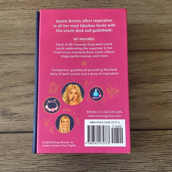 Britney Spears Oracle Tarot Card Deck & Guidebook NWOT - Picture 2 of 3